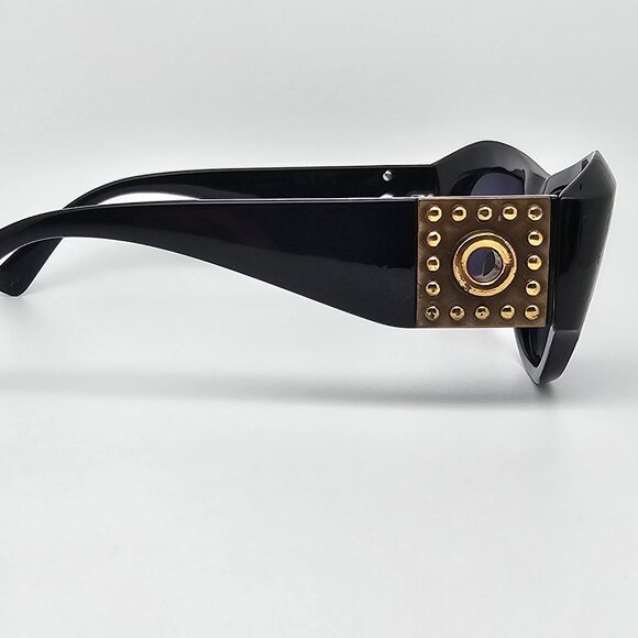 Versace Mod. 395 Col. 852 Black Frame Grey Lens Sunglasses Italy 54-17-137 main image 11